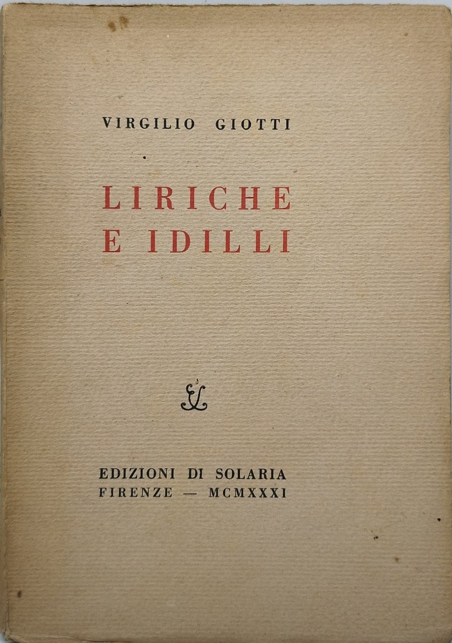 liriche e idilli virgilio giotti