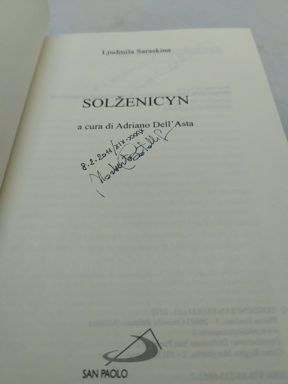 ljudmila saraskina solzenicyn san paolo