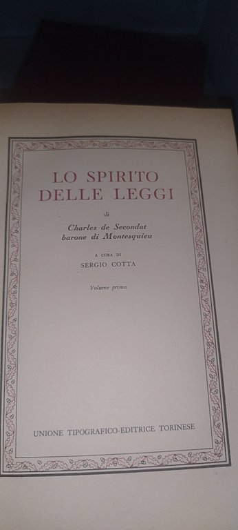 lo spirito delle leggi classici utet 2 volumi montesquieu | Immagine Gallery 6