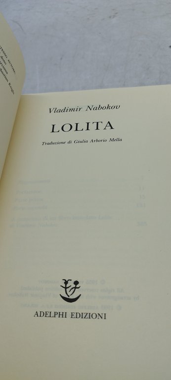 lolita biblioteca adelphi