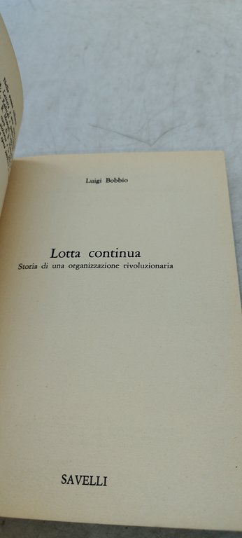 lotta continua storia di organizzazione rivoluzionaria savelli