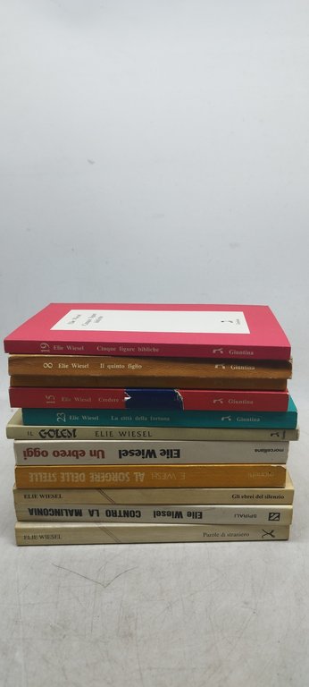 lotto 11 libri elie wiesel