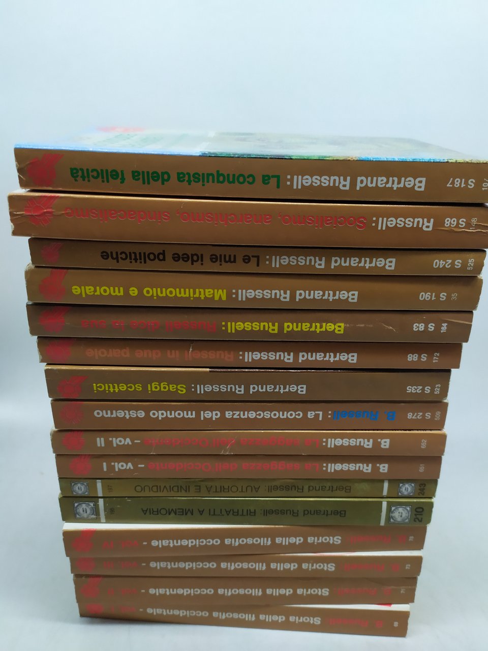 lotto 16 volumi b.russell pocket langonasi storia della filosofia