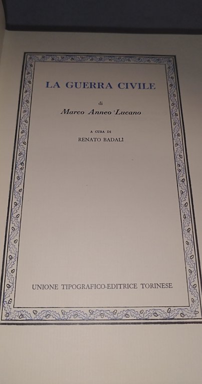 lucano la guerra civile classici utet | Immagine Gallery 7
