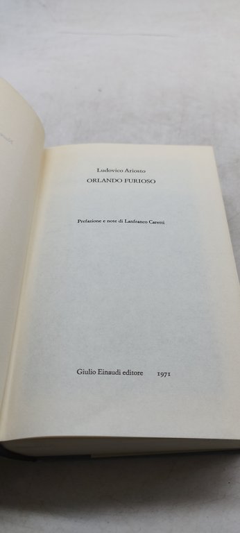 ludovico ariosto orlando furioso einaudi