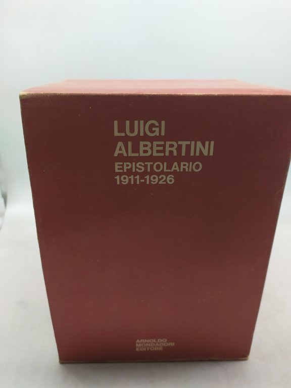 luigi albertini epistolario 1911-1926 mondadori