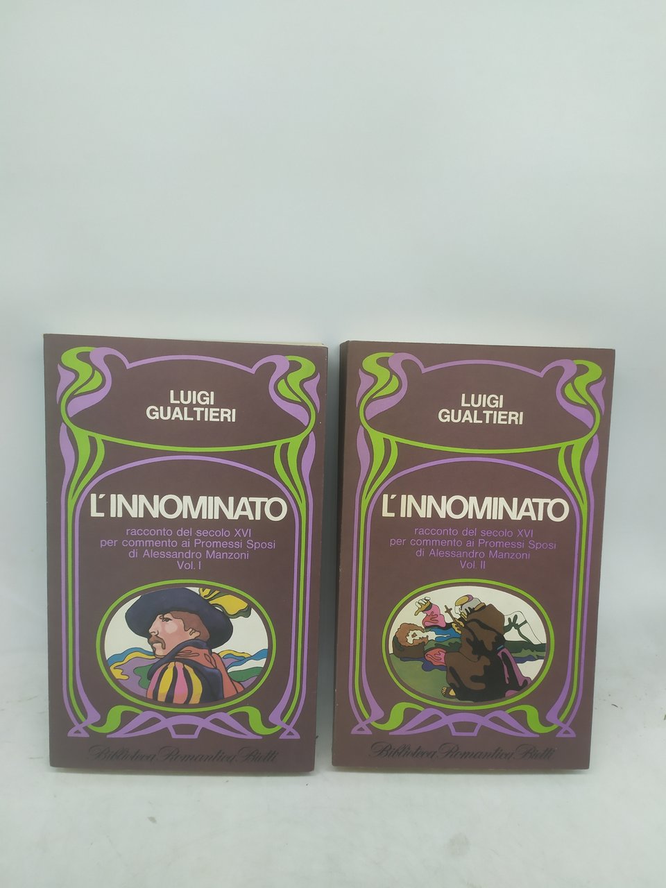 luigi gualtieri l'innominato 2 volumi biblioteca romantica bietti