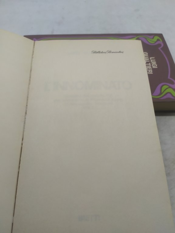 luigi gualtieri l'innominato 2 volumi biblioteca romantica bietti