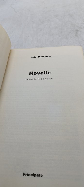 luigi pirandello novelle a cura di novella gazich