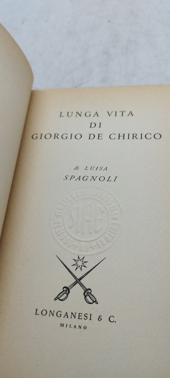 lunga vita di giorgio de chirico