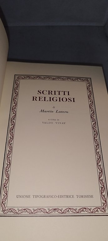 lutero scritti religiosi classici utet | Immagine Gallery 6