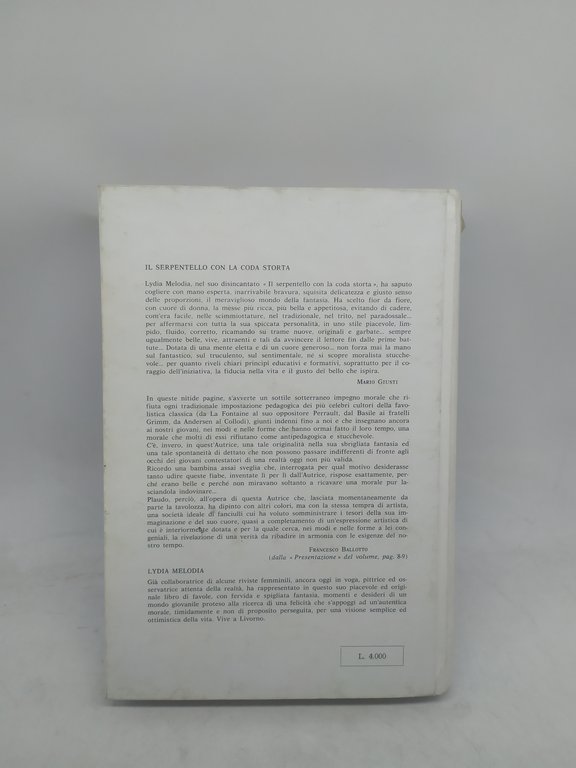 lydia melodia il serpentello con la coda storta fiabe e …