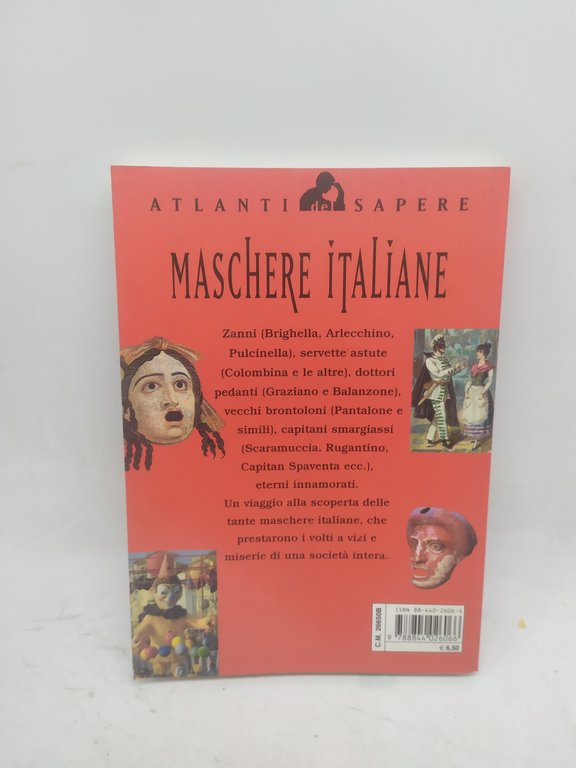 machere italiane i volti della commedia dell'arte