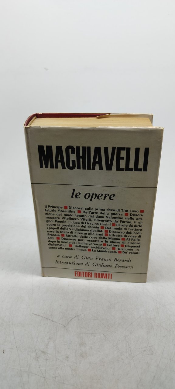 machiavelli le opere riuniti