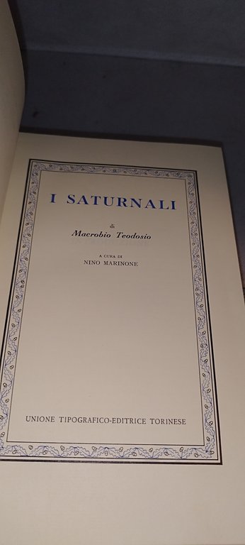 macrobio i saturnali classici utet | Immagine Gallery 9