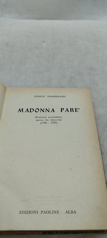 madonna parè giosuè fagherazzi