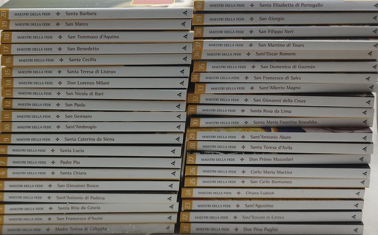 maestri della fede i grandi protagonisti del cristianesimo 40 volumi … | Immagine Gallery 1