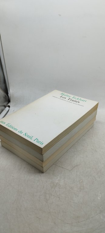 maìtre eckhart sermons + les traitès 4 volumi