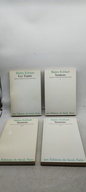 maìtre eckhart sermons + les traitès 4 volumi