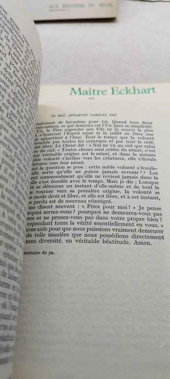 maìtre eckhart sermons + les traitès 4 volumi