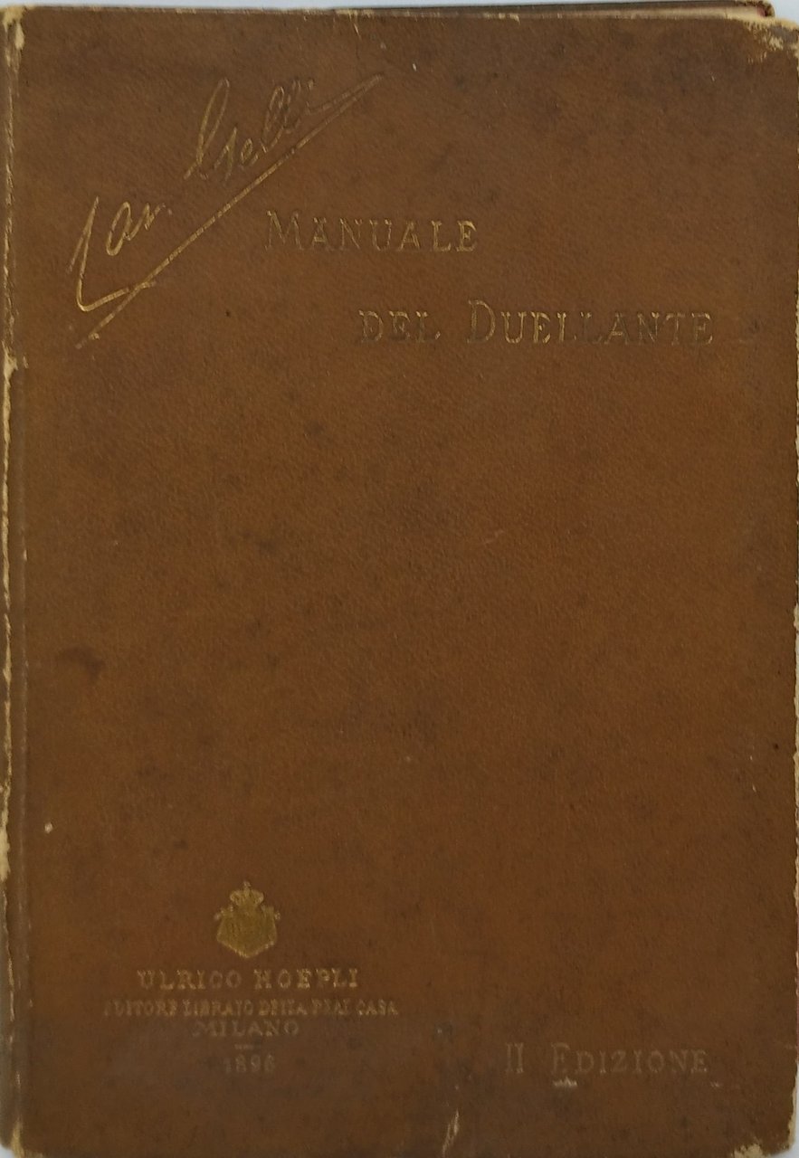 manuale del duellante hoepli