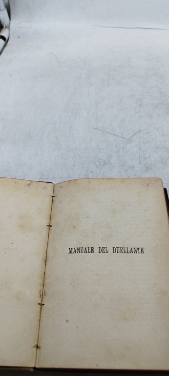 manuale del duellante hoepli