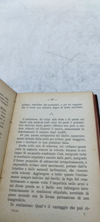 manuale del duellante hoepli