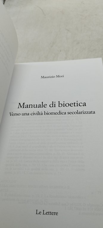 manuale di bioetica verso una civiltà biomedica secolarizzata