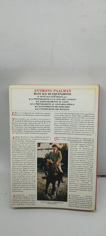 manuale di equitazione anthony paalman