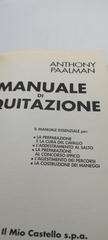 manuale di equitazione anthony paalman