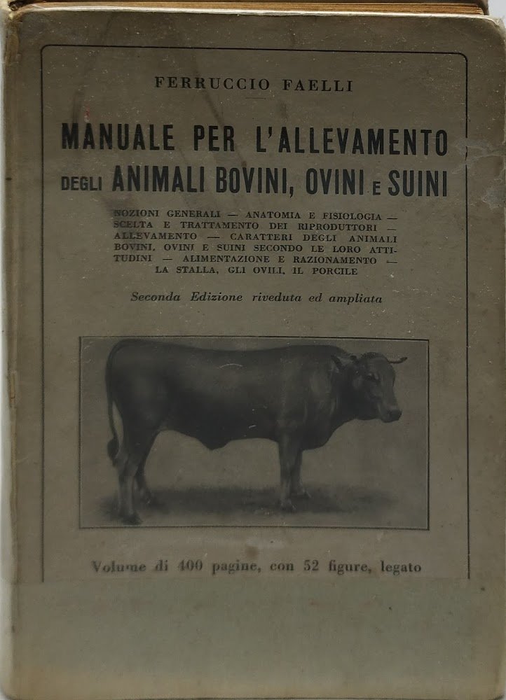 manuale per l'allevamento degli animali bovini ovini e suini
