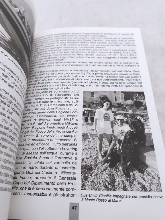 manuale scuola italiana cani salvataggio