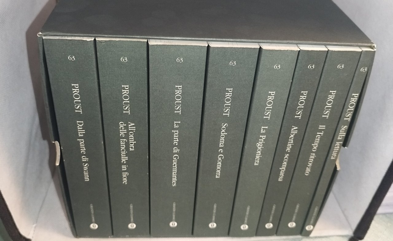 marcel proust alla ricerca del tempo perduto mondadori grandi classici | Immagine principale