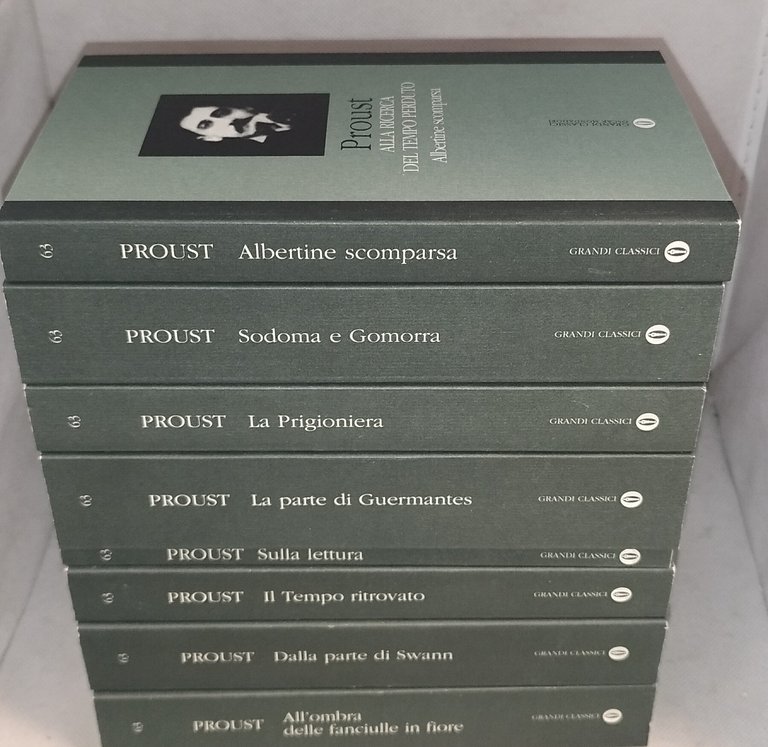 marcel proust alla ricerca del tempo perduto mondadori grandi classici | Immagine Gallery 3
