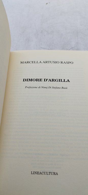 marcella artusio raspo dimore d'argilla