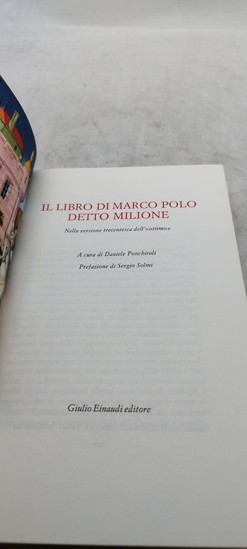 marco polo i milione einaudi i millenni