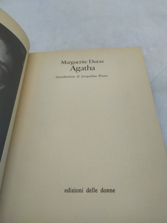 marguerite duras agatha edizioni delle donne