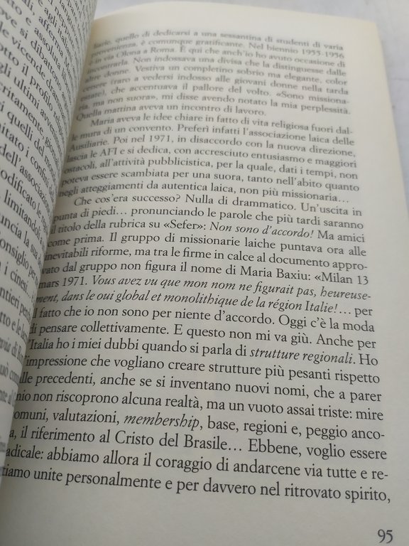 maria baxiu testimoni donna del dialogo giudaico cristiano mario sgarbossa