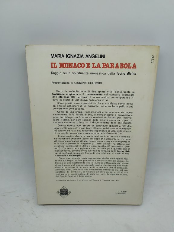 maria ignazia angelini il monaco e la parabola morcelliana