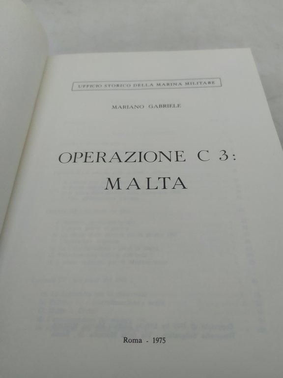 mariano gabriele operazione c3 malta roma 1975