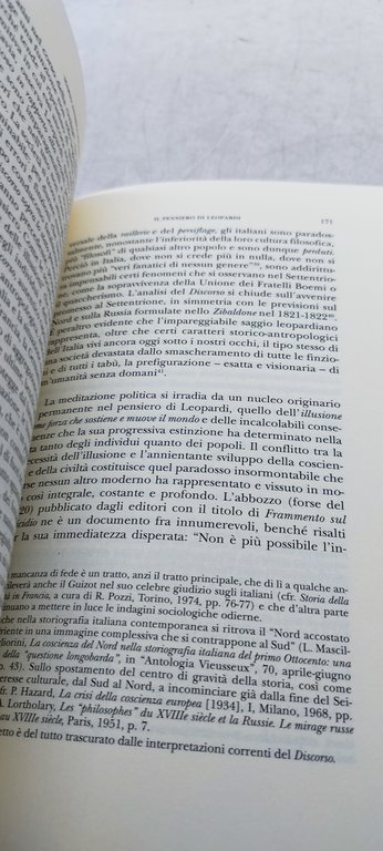 mario andrea rigoni il pensiero di leopardi