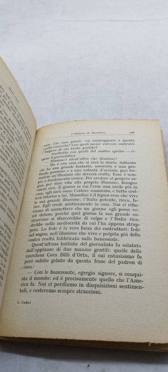 mario carli l'italiano di mussolini mondadori
