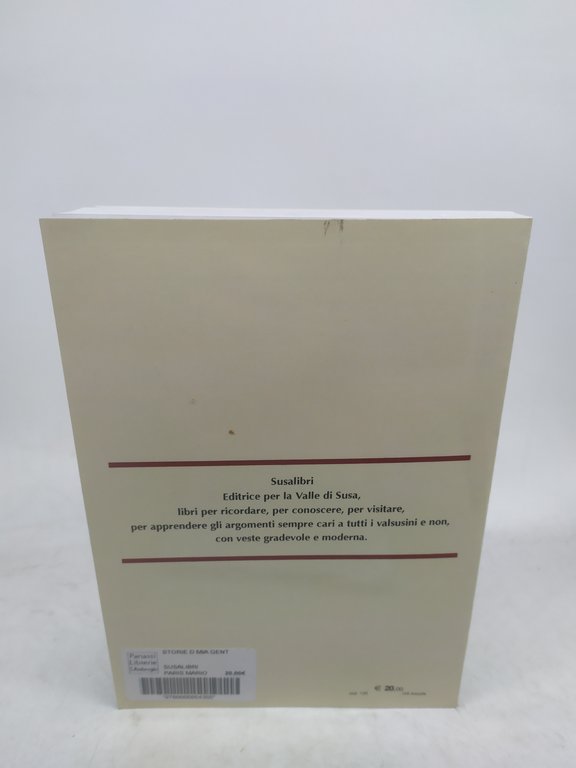 mario paris storie 'd mia gent testo a fronte italiano-piemontese