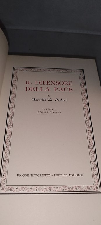 marisilo il difensore della pace classici utet | Immagine Gallery 4