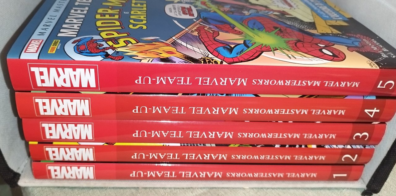 marvel masterworks marvel team -up spiderman volume 1-2-3-4-5 panini comics | Immagine principale