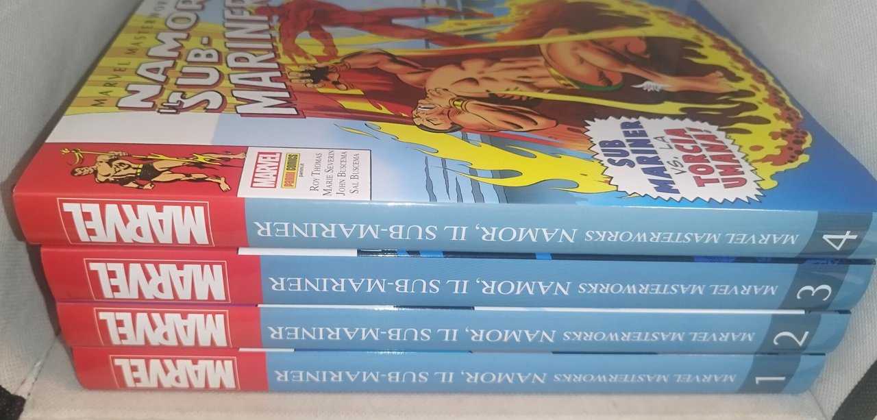 marvel masterworks nmor il sub-mariner volume 1-2-3-4 panini comics | Immagine principale