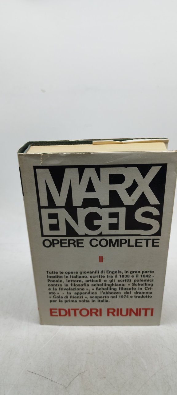 marx engels opere complete 2 1838-1842 editori riuniti