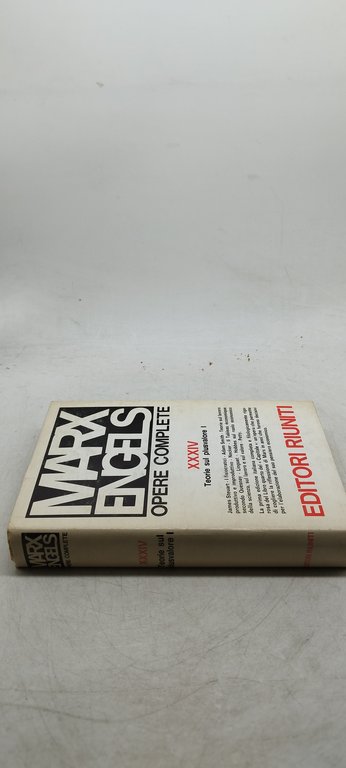 marx engels opere complete XXXIV editore riuniti