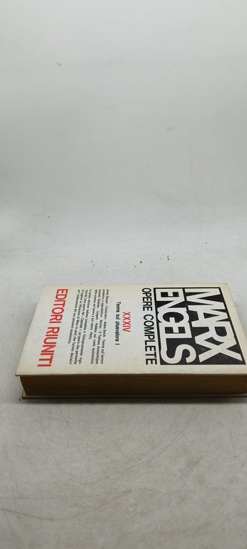 marx engels opere complete XXXIV editore riuniti
