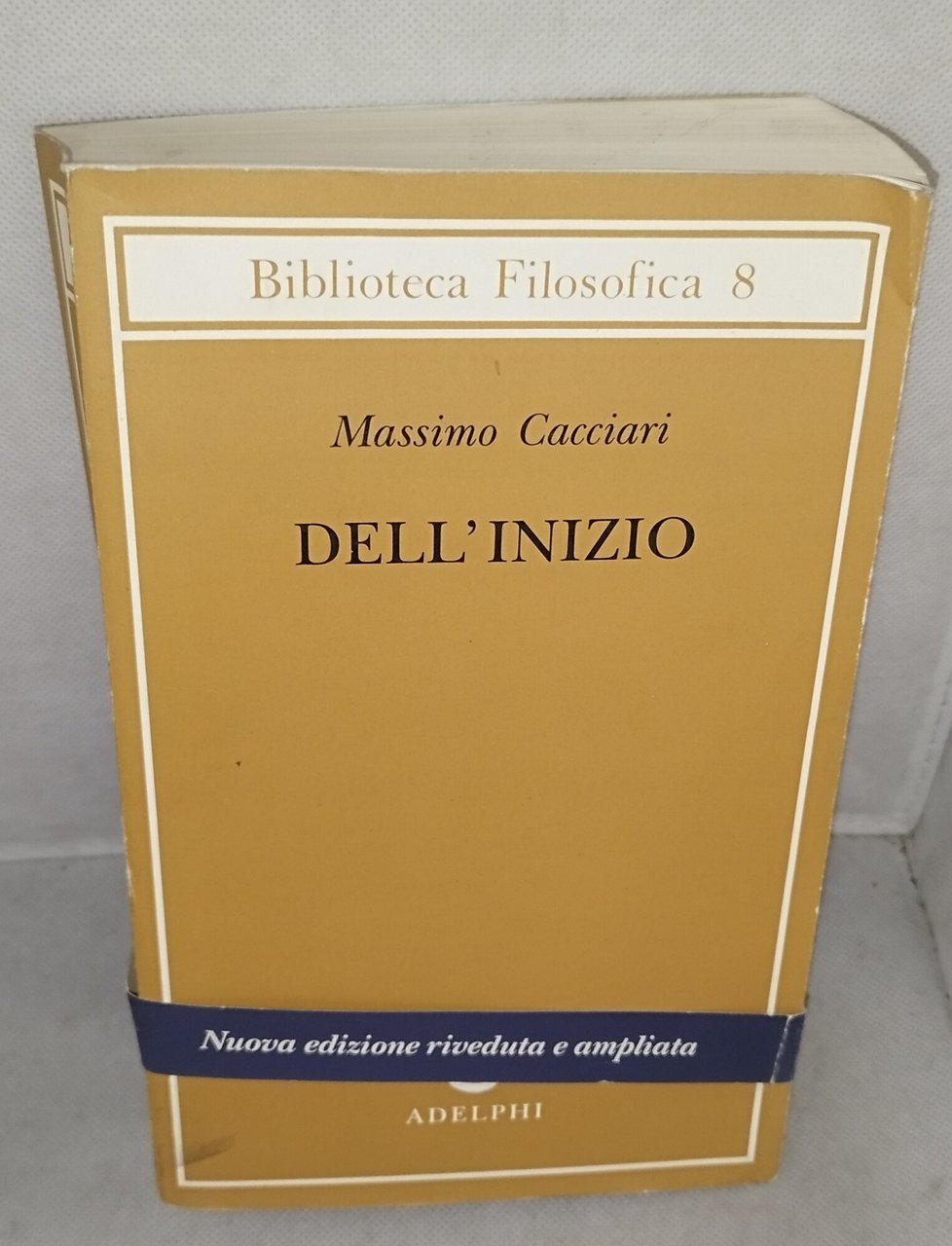 massimo cacciari dell'inizio adelphi | Immagine principale